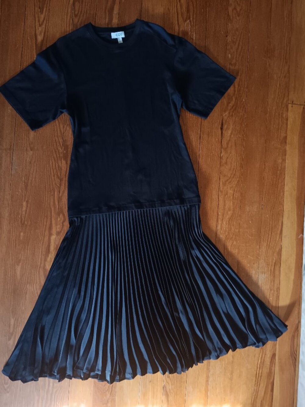 COS Maxi Dress Black Size S Quiet Luxury Capsule